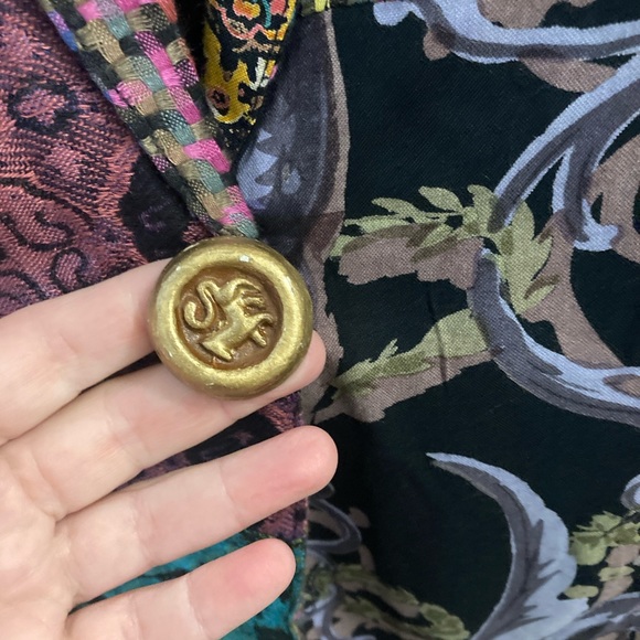 VTG JUDY’s Store Other Destination Indian Print Blazer- Jacket-L- NWT! Deadstock - Picture 8 of 10